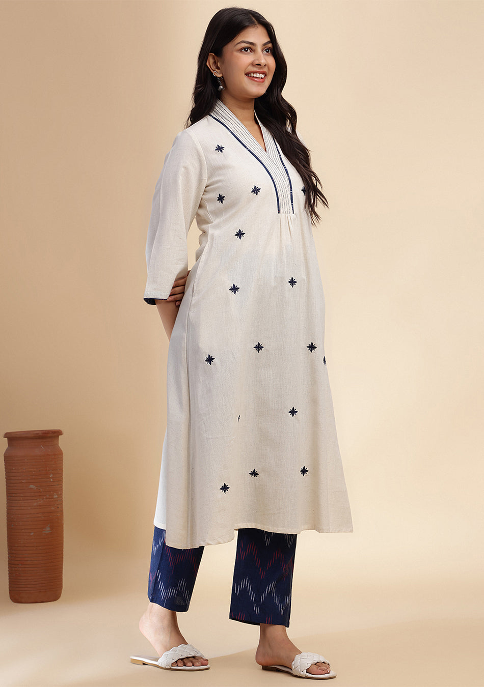 Ivory Linea Suit Set
