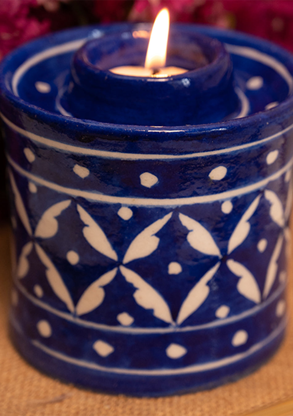 MELLOW BLUE POTTERY DIFFUSER