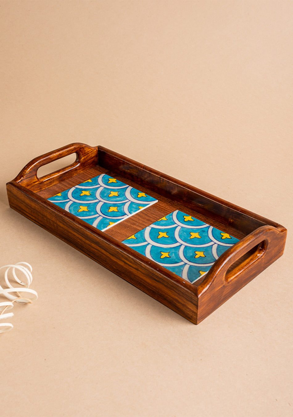 Barrow Blue Pottery Serving Tray