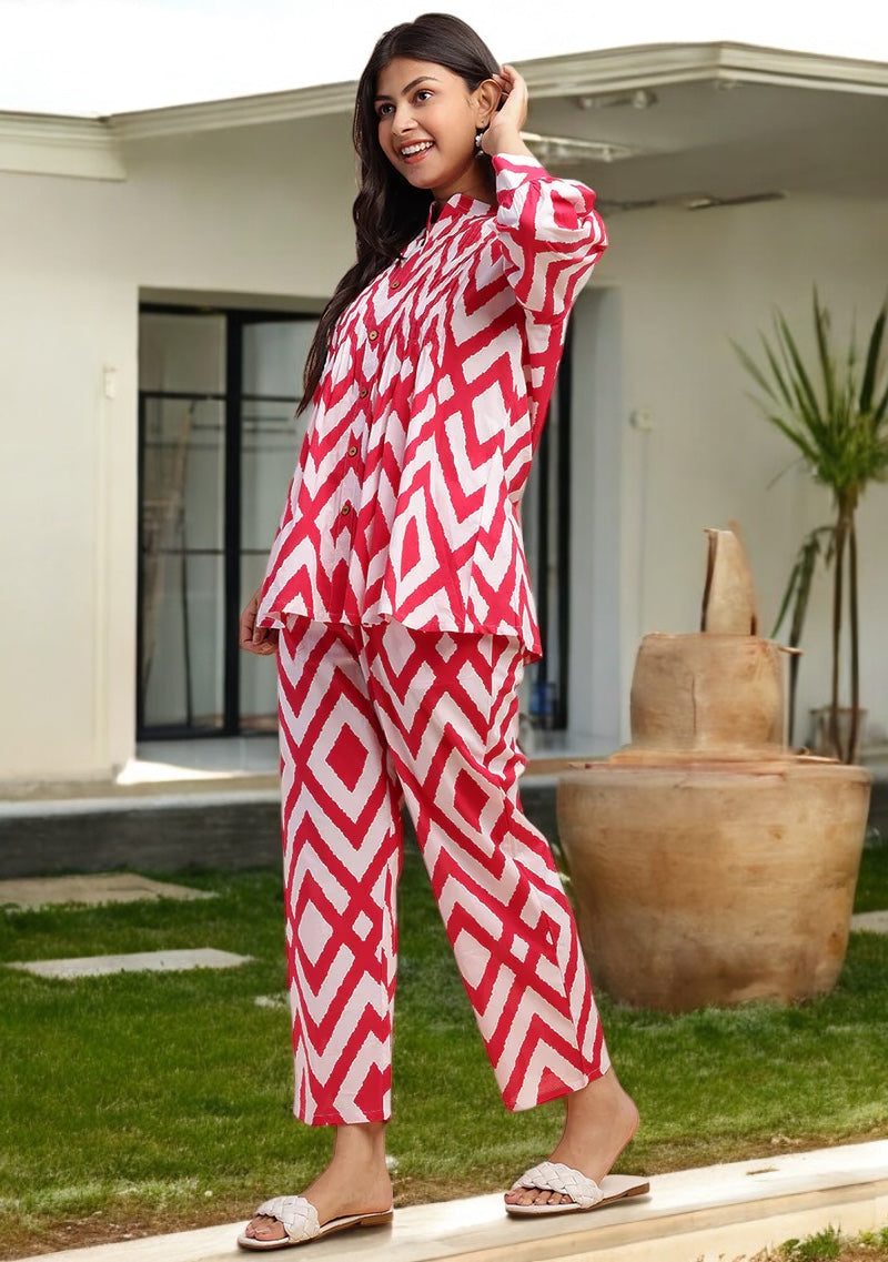 Pink mirage co-ord set