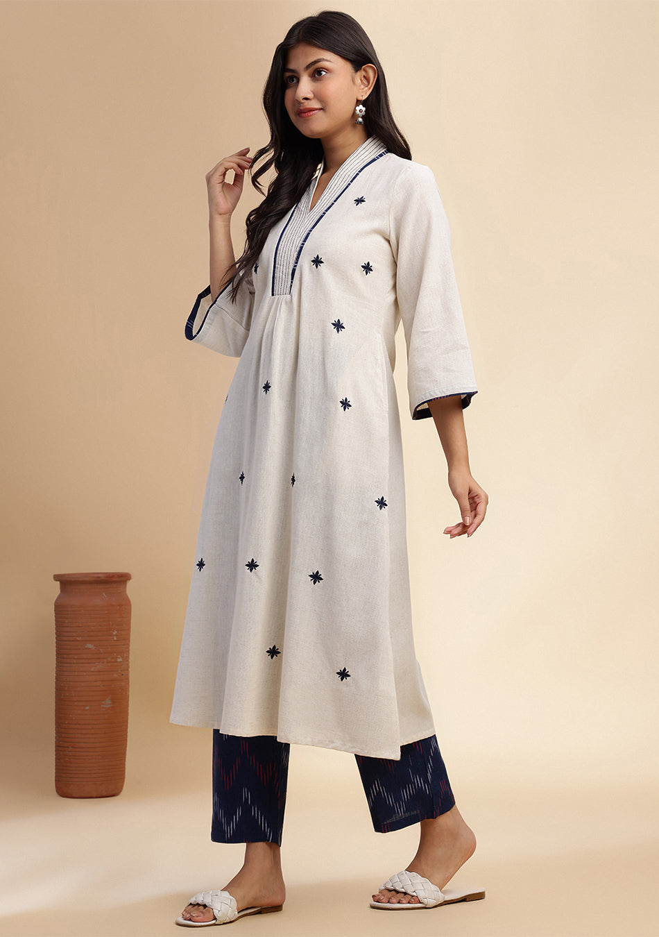 Ivory Linea Suit Set