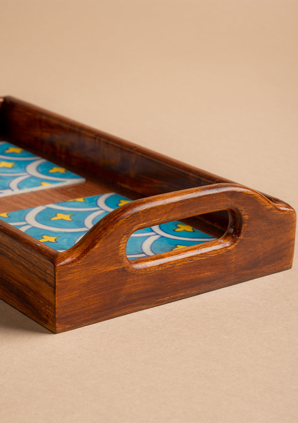 Barrow Blue Pottery Serving Tray