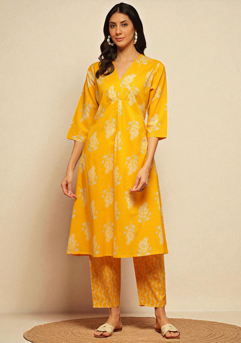 Marigold Charm Kurta Set