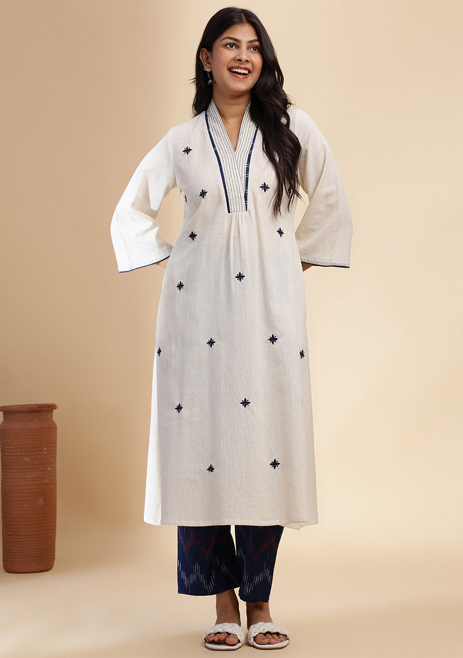 Ivory Linea Suit Set