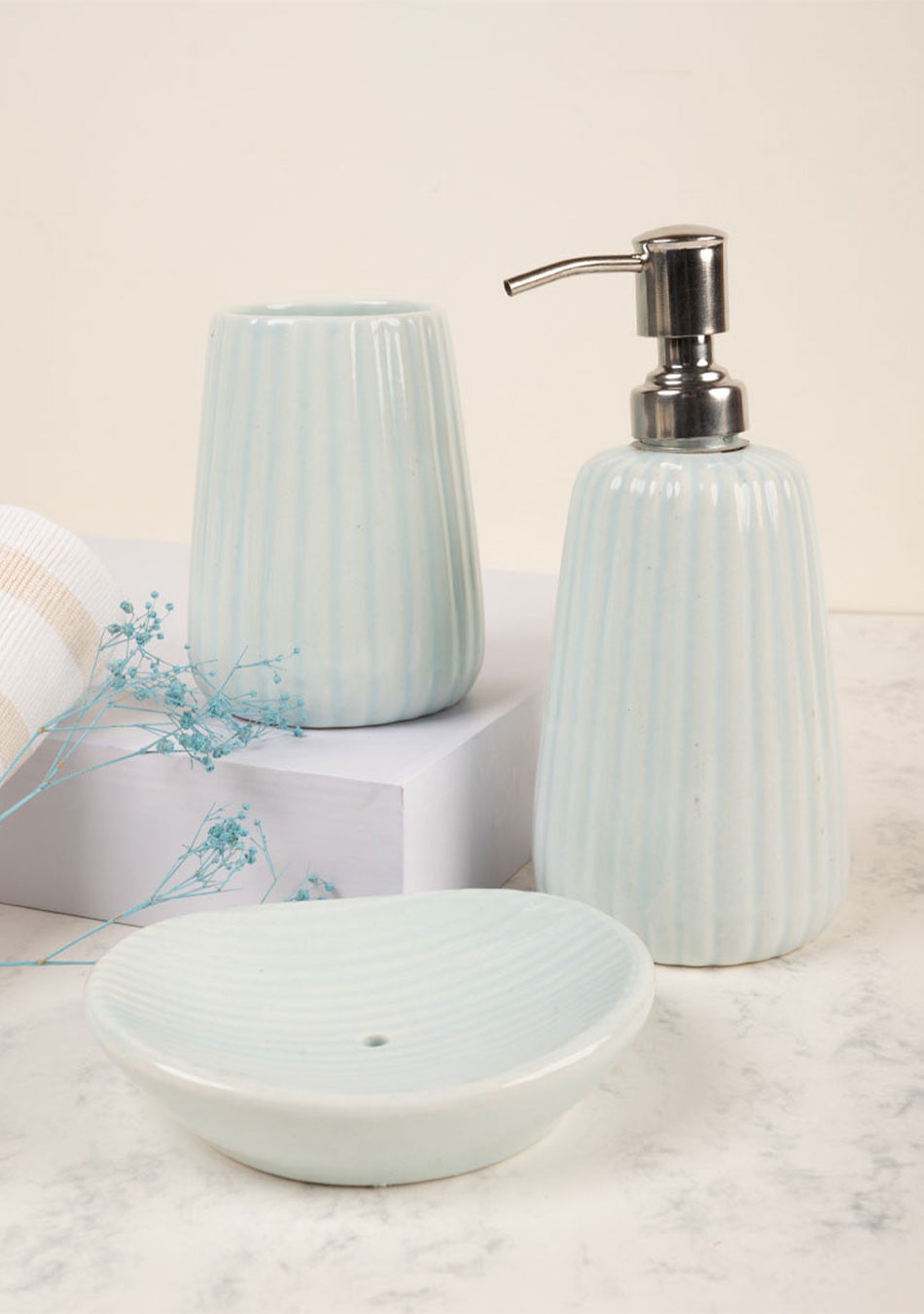 Baby Blue Bathroom Set