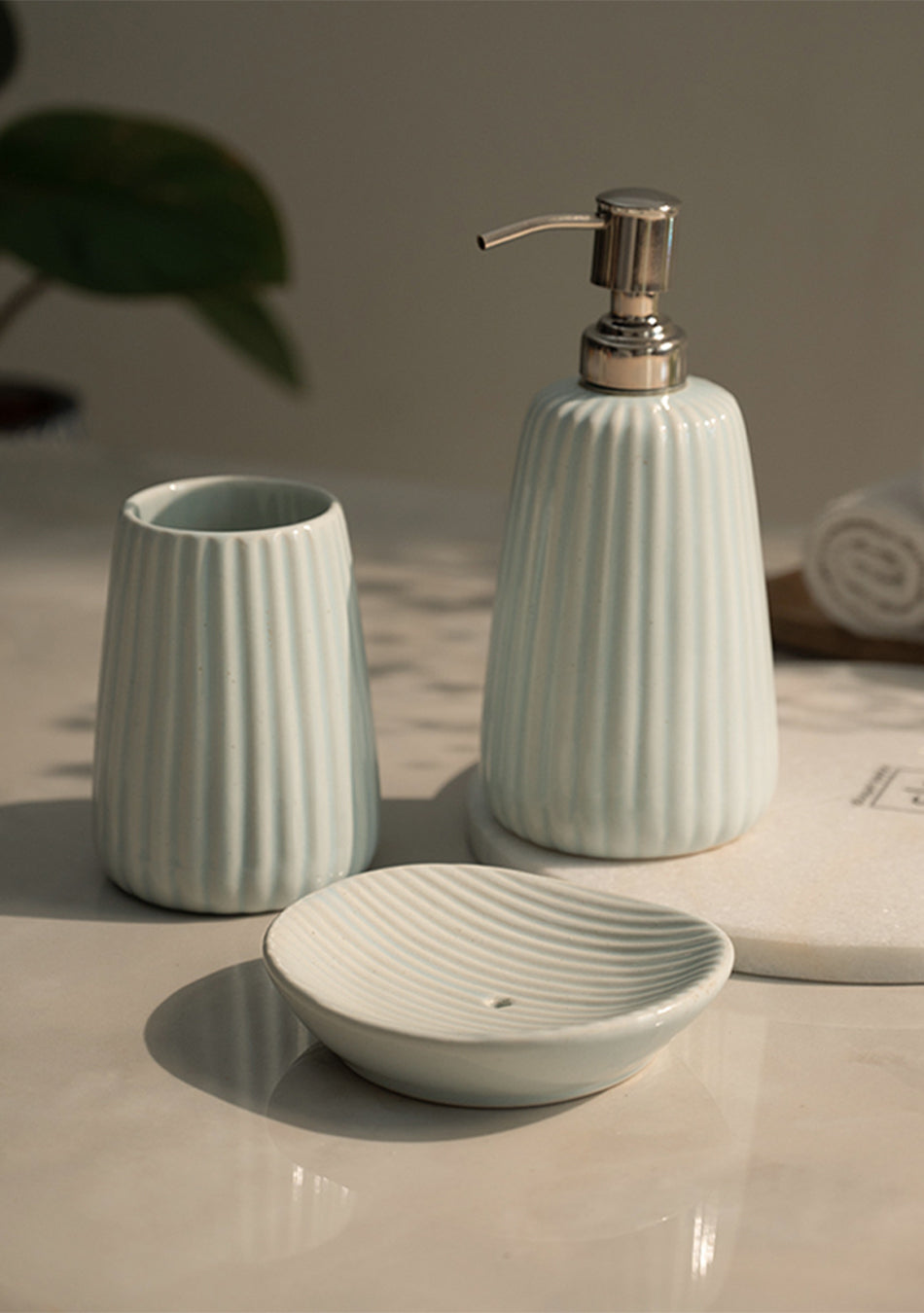 Baby Blue Bathroom Set