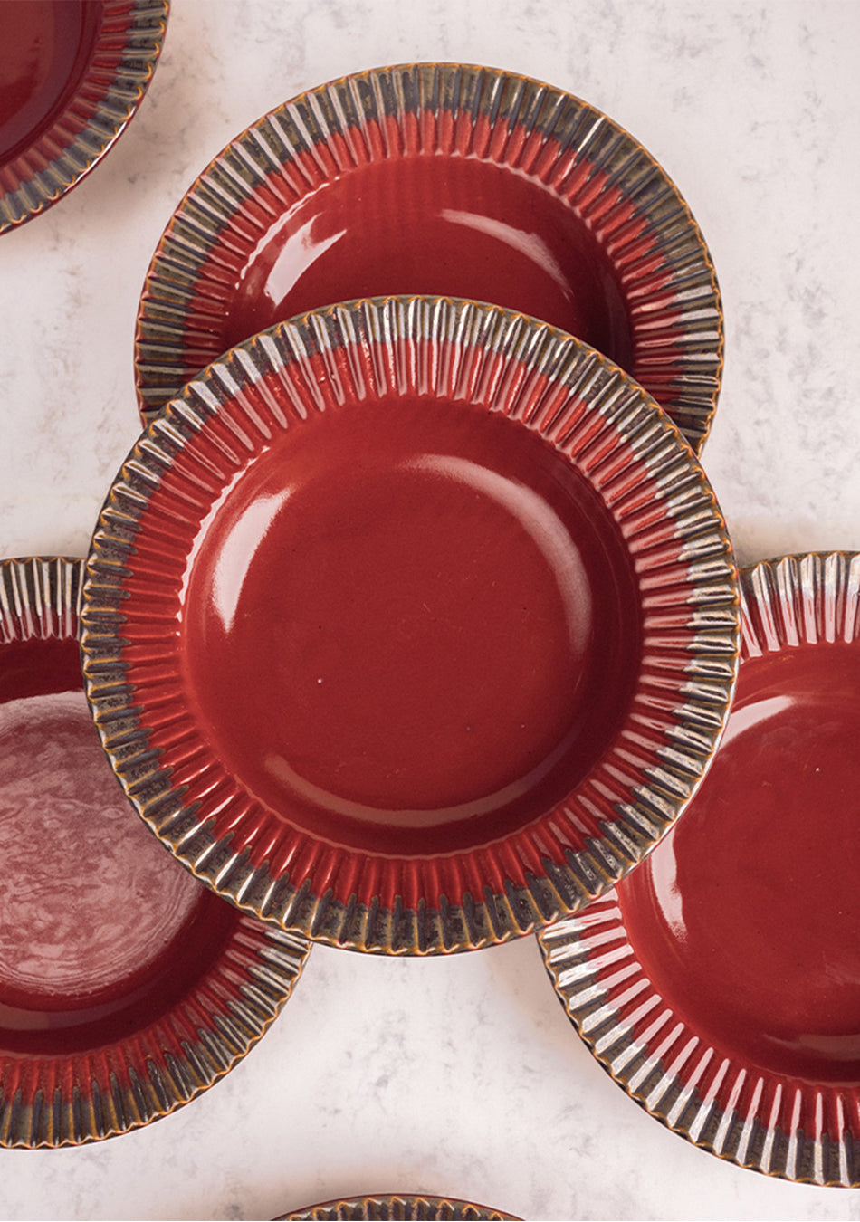 Rouge Pasta Plates