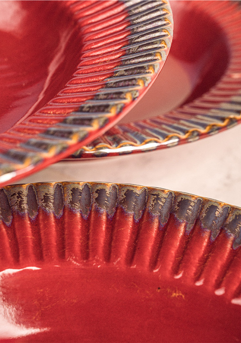 Rouge Pasta Plates