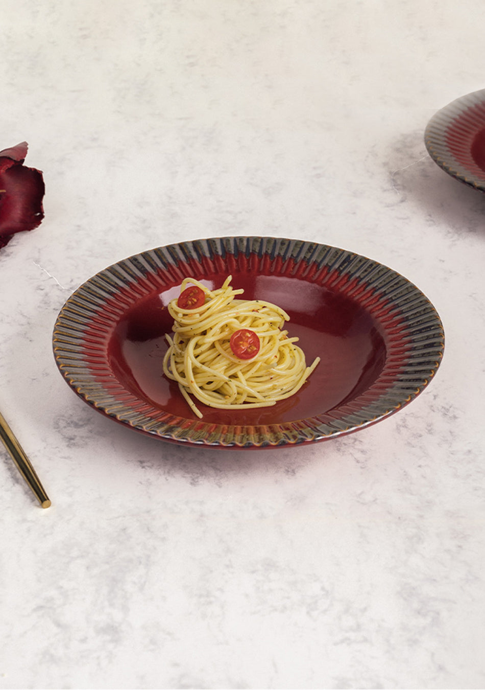 Rouge Pasta Plates