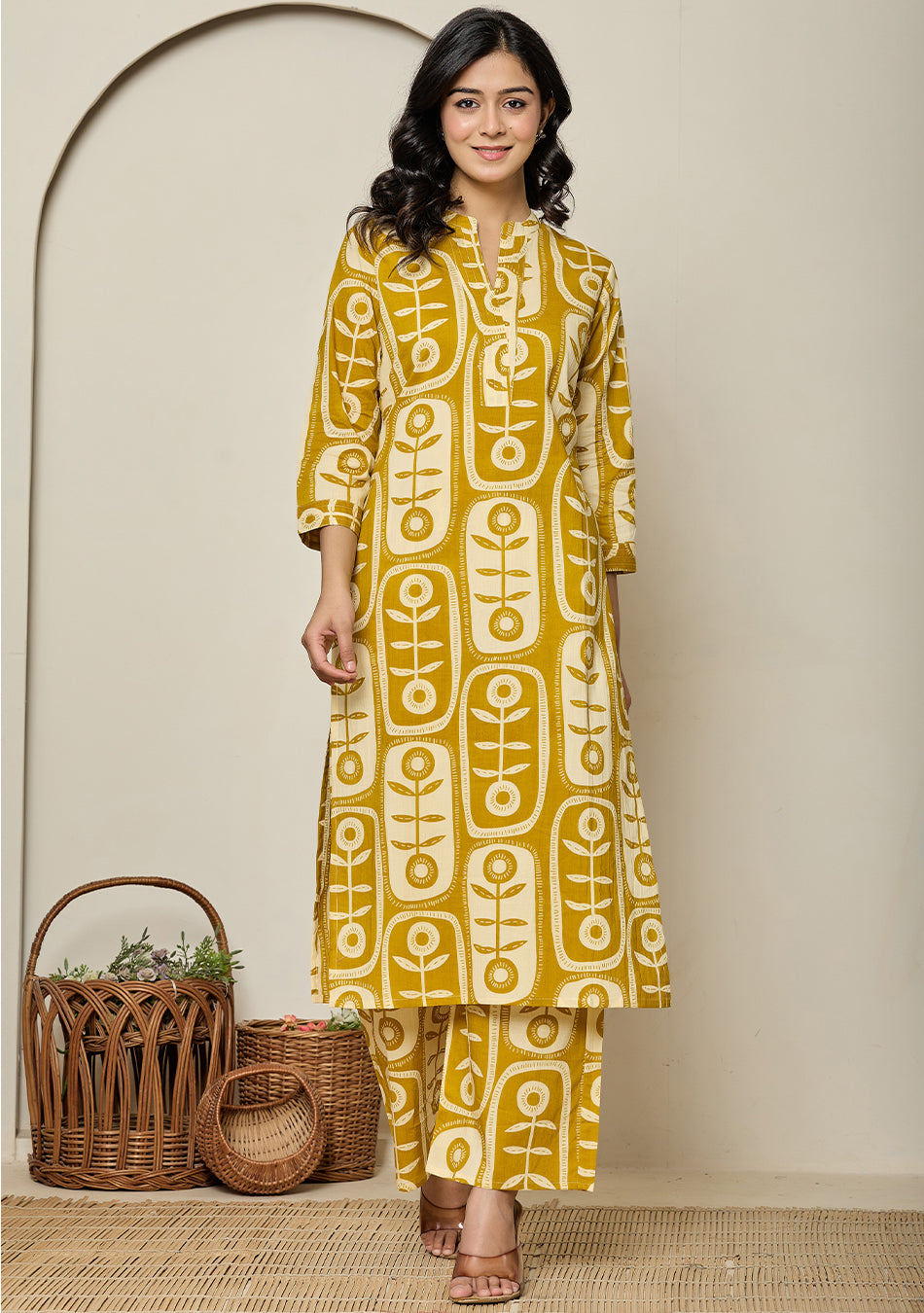 Mustard BloomPod Co-ord Set