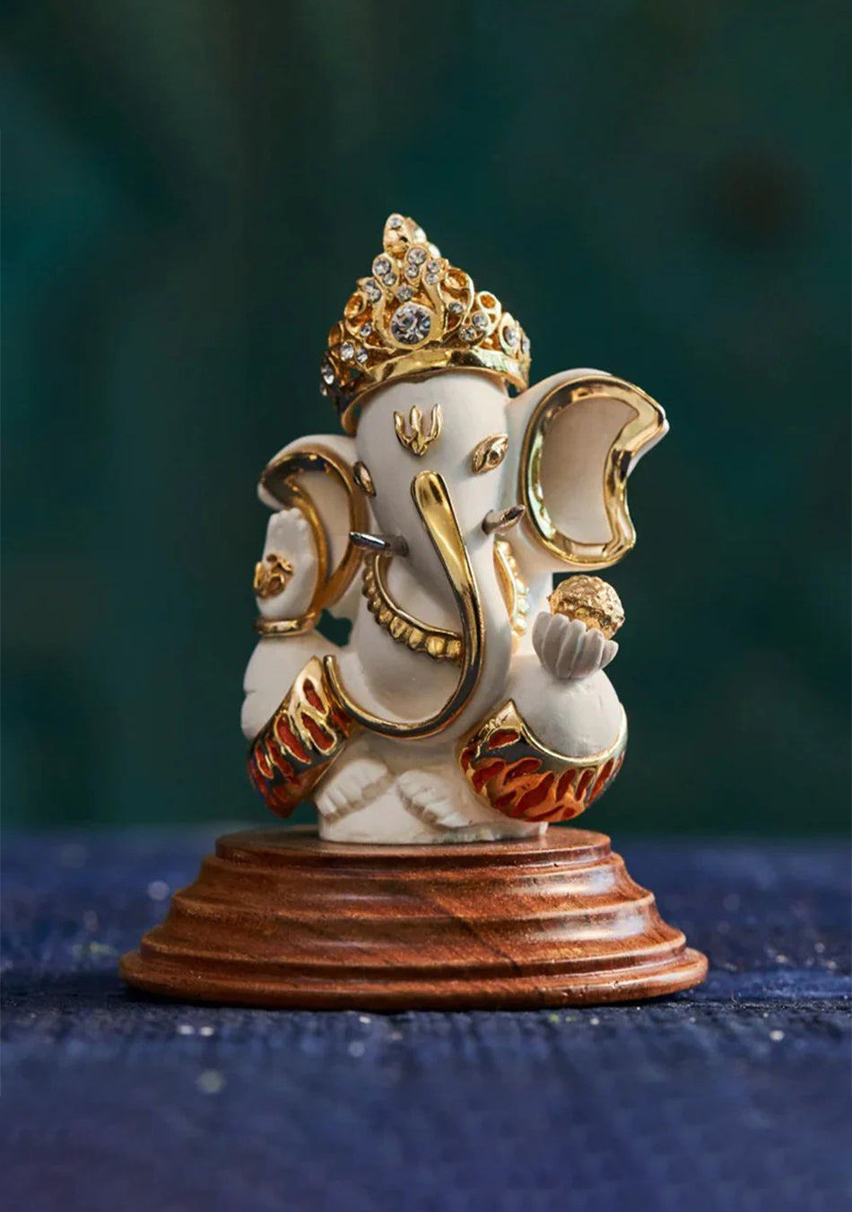 Golden Four-Armed Ganesha