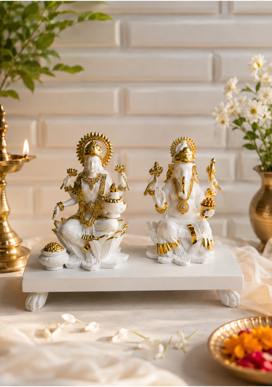 Aravalii Lakshmi Ganesh Figurine