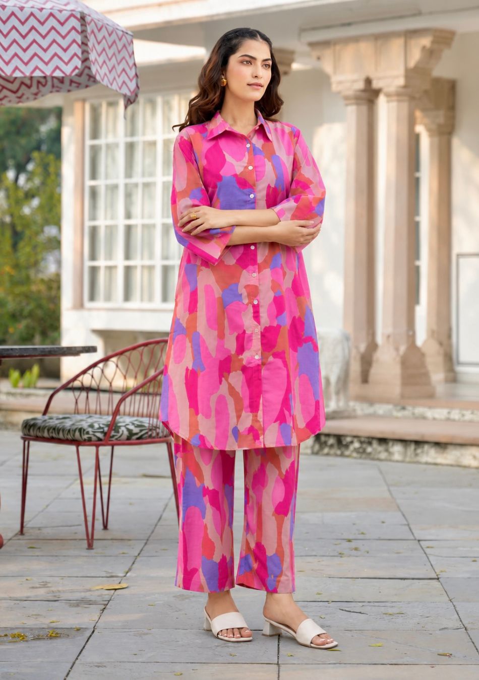 Aravalii Rose Palette Co-ord Set