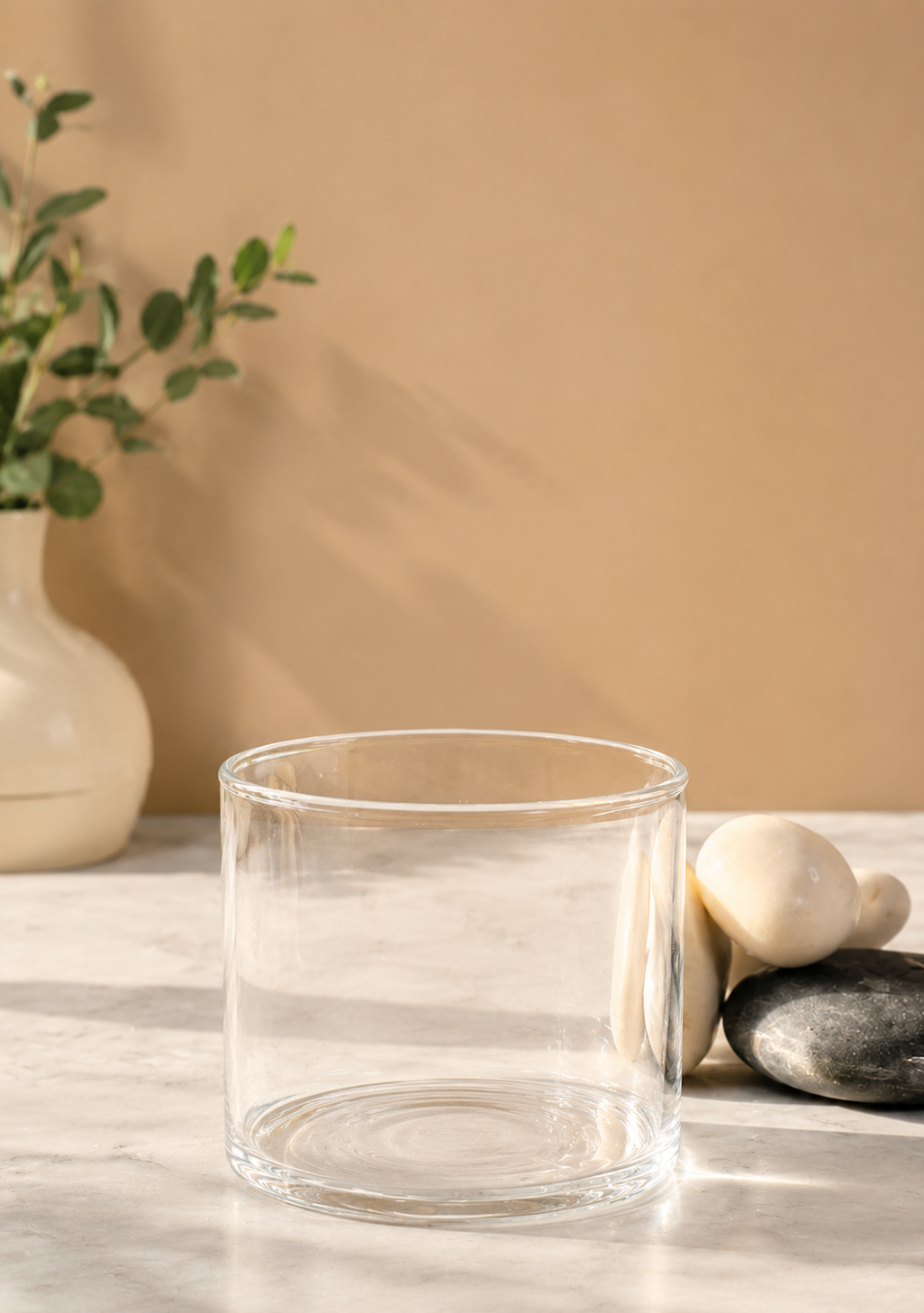 Aravalii Lucky Bamboo glass Planter