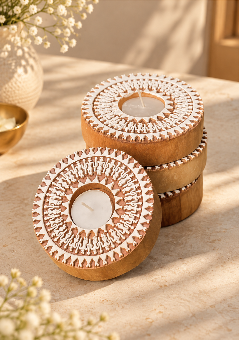 Wooden Devotion handcrafted Diya