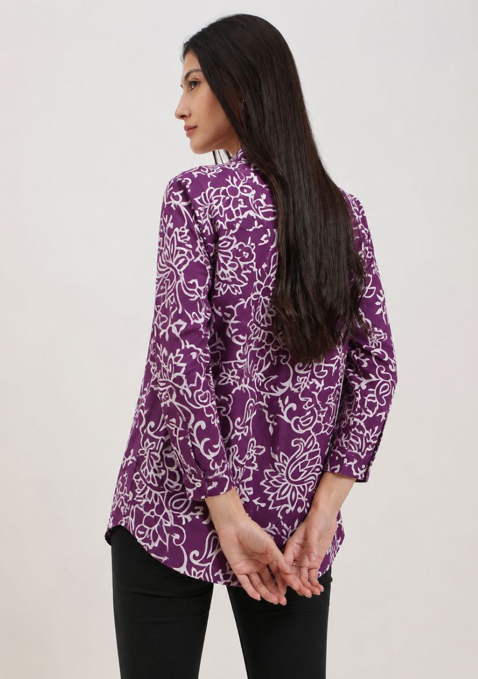 Aravalii Plum Royale Top