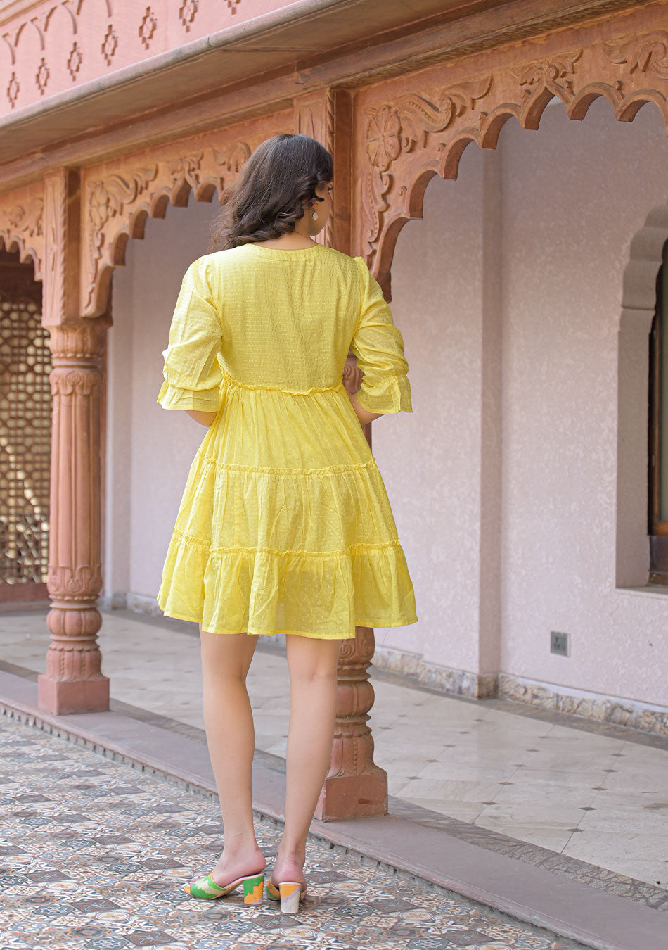 Sun-Drenched Solstice Dress