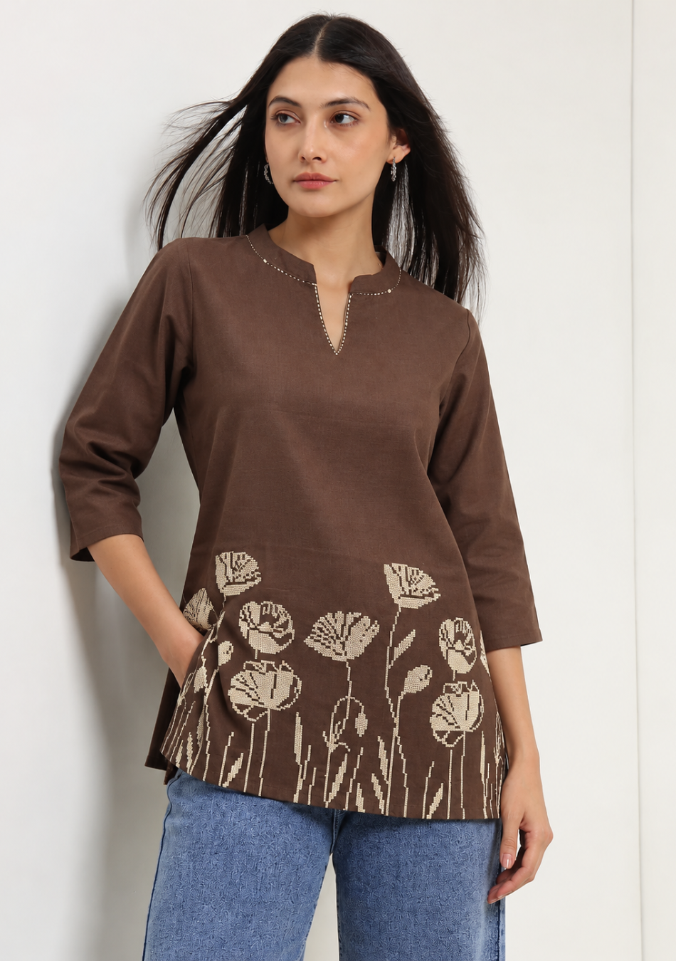 Aravalii Chocolate Flora Top