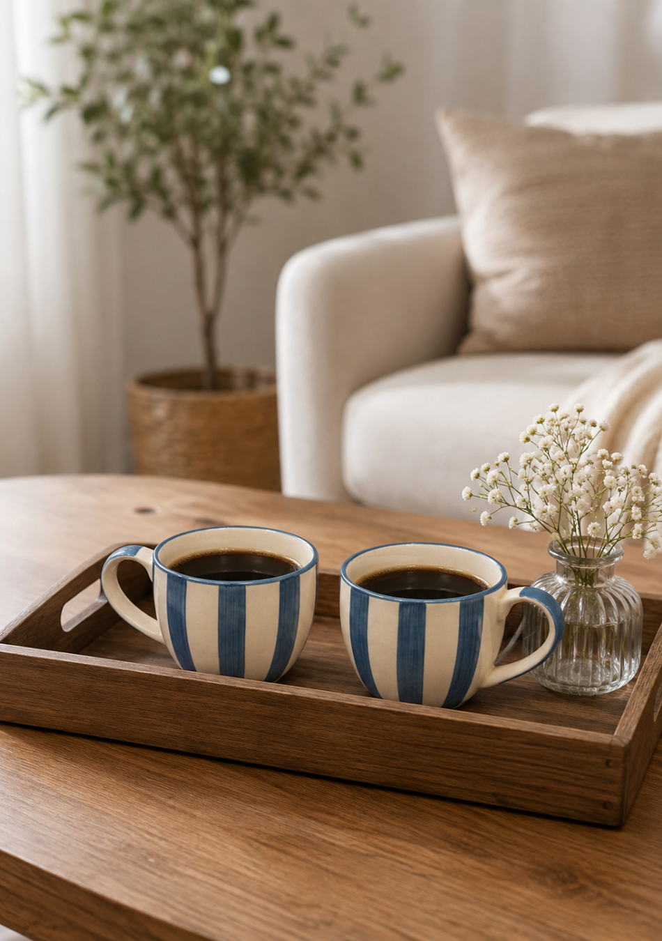 Coastal Stripe Mugs