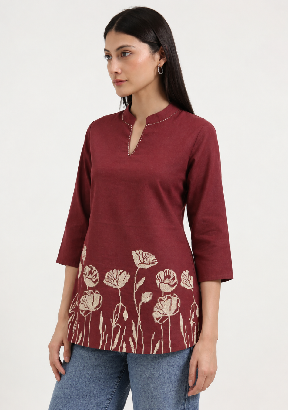 Aravalii Rustic Flora Top