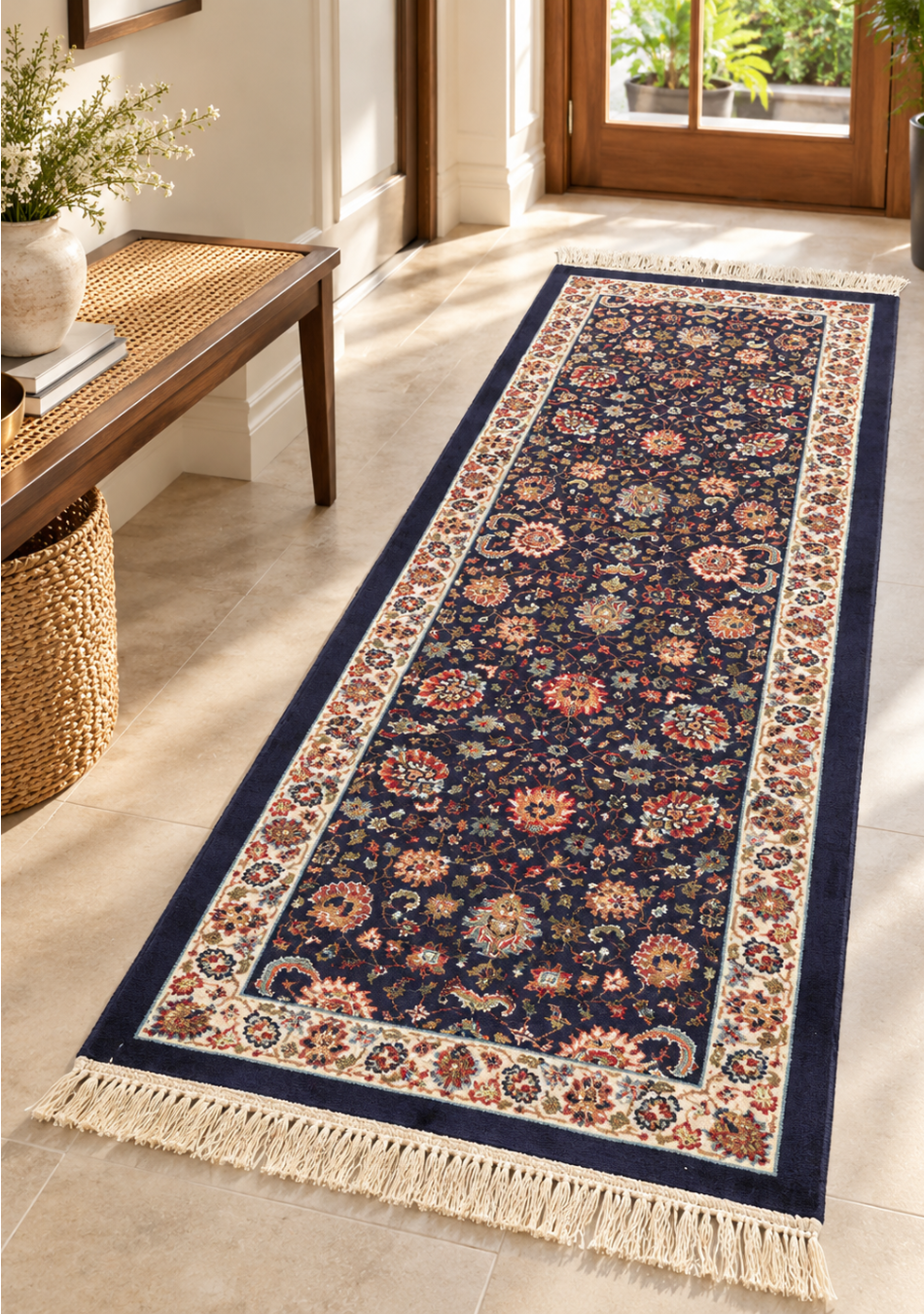 Aravalii Midnight Persian Floral Carpet