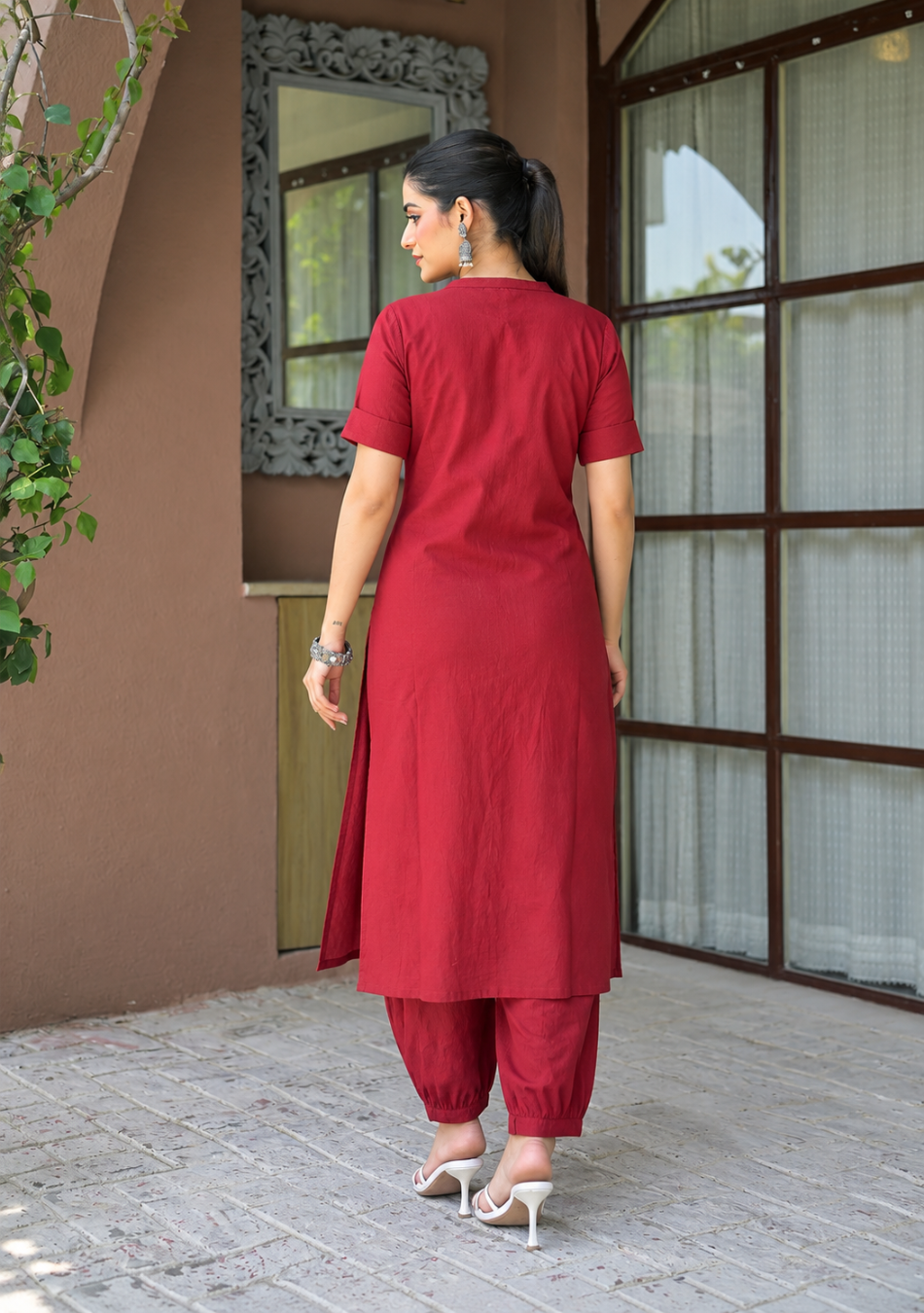 Aravalii Garnet Grace Co-Ord Set