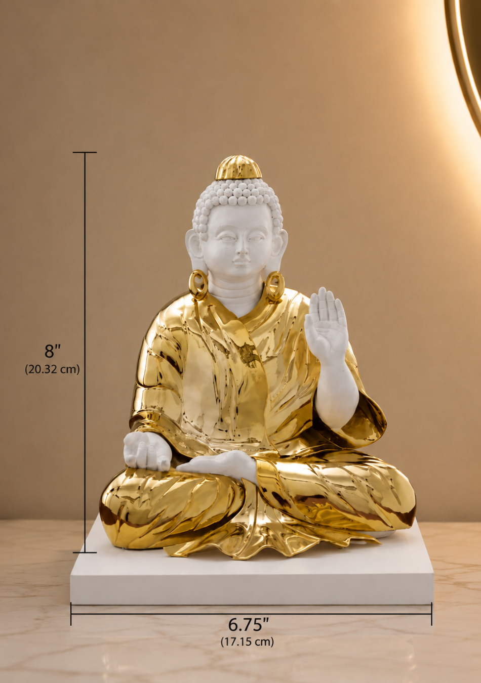 Aravalii Radiant Buddha Figurine