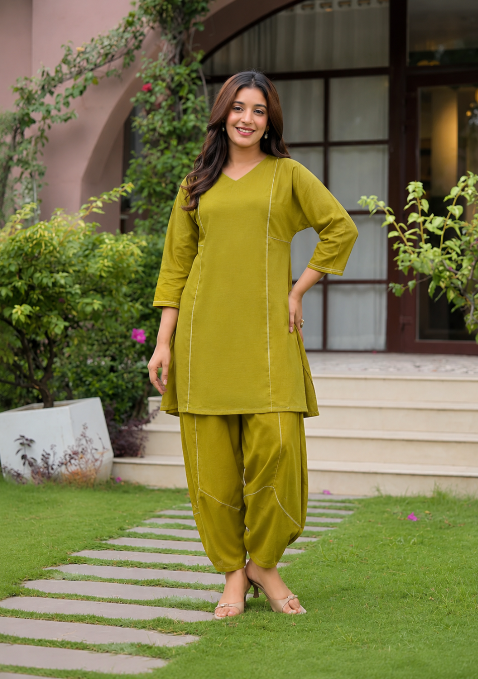 Olive Luxe Co-Ord Set