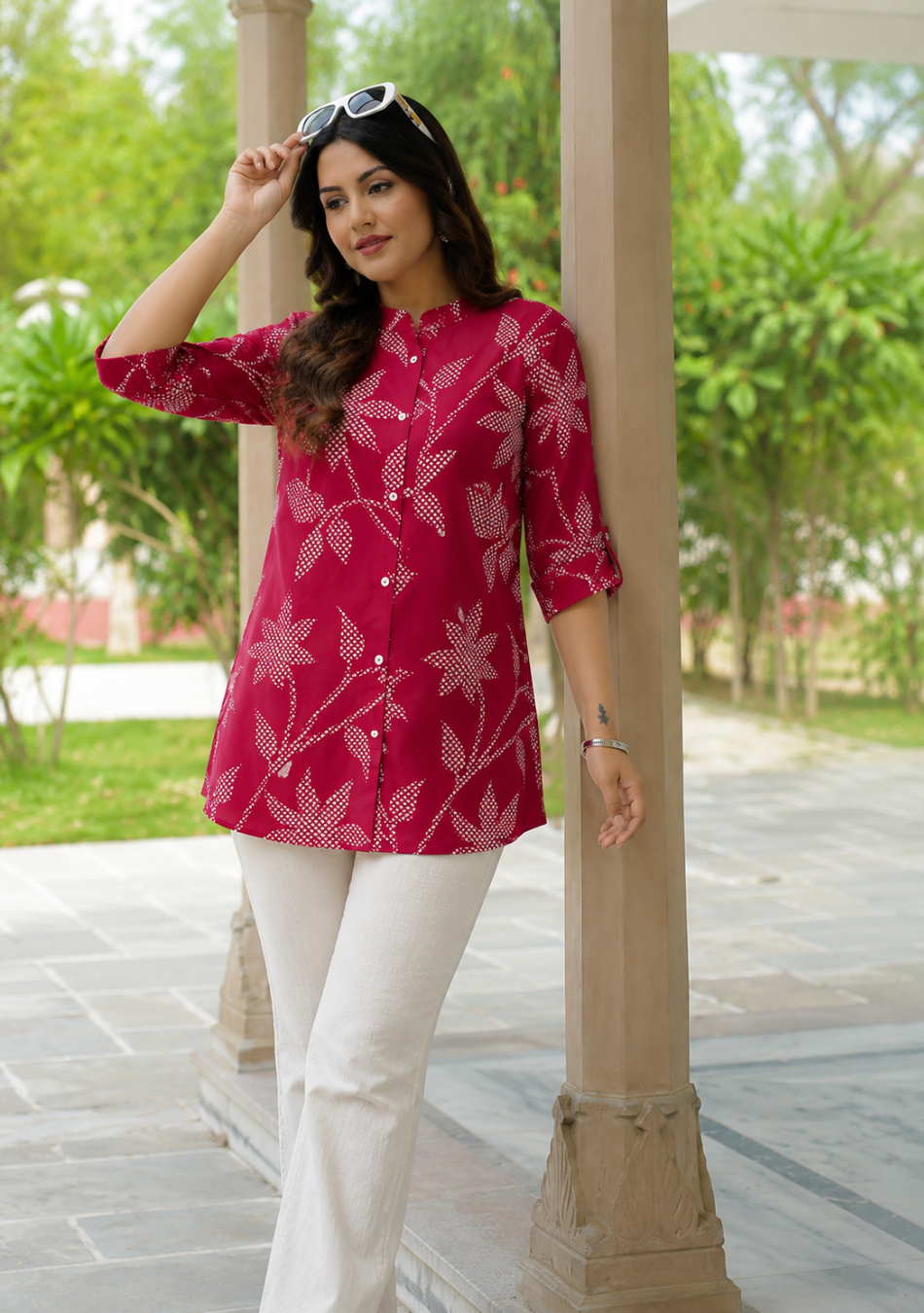 Crimson Meadow Top