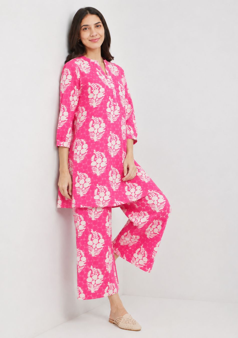 Aravalii Rose Bloom Co-ord Set