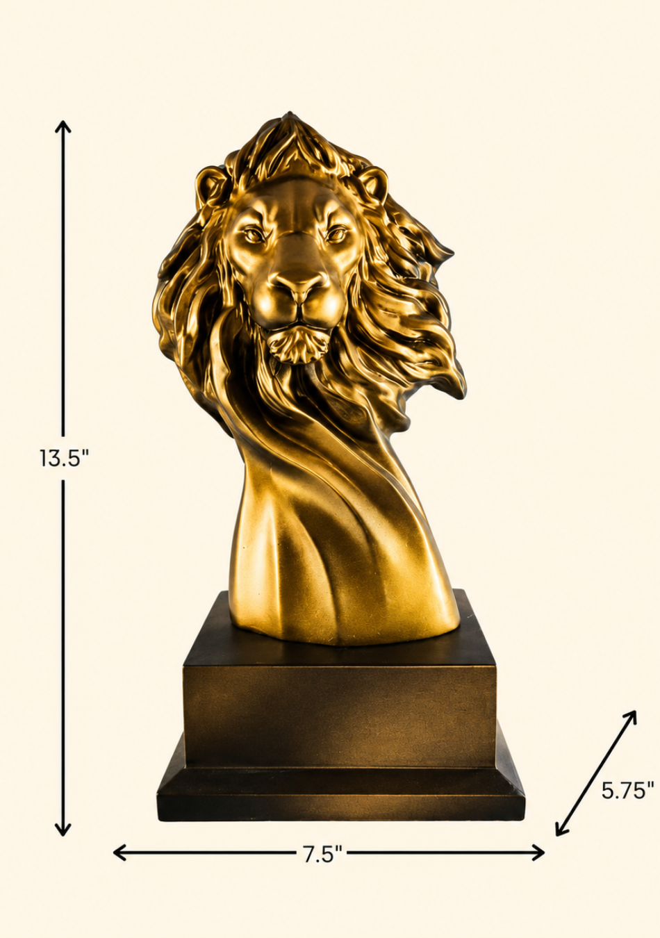 Aravalii Simba King Bust Figurine