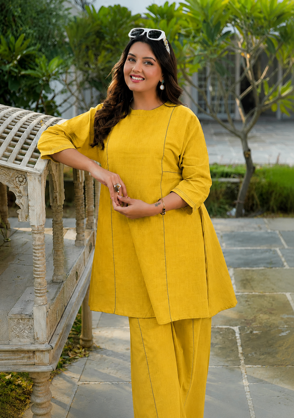 Golden Mustard Co-ord Set