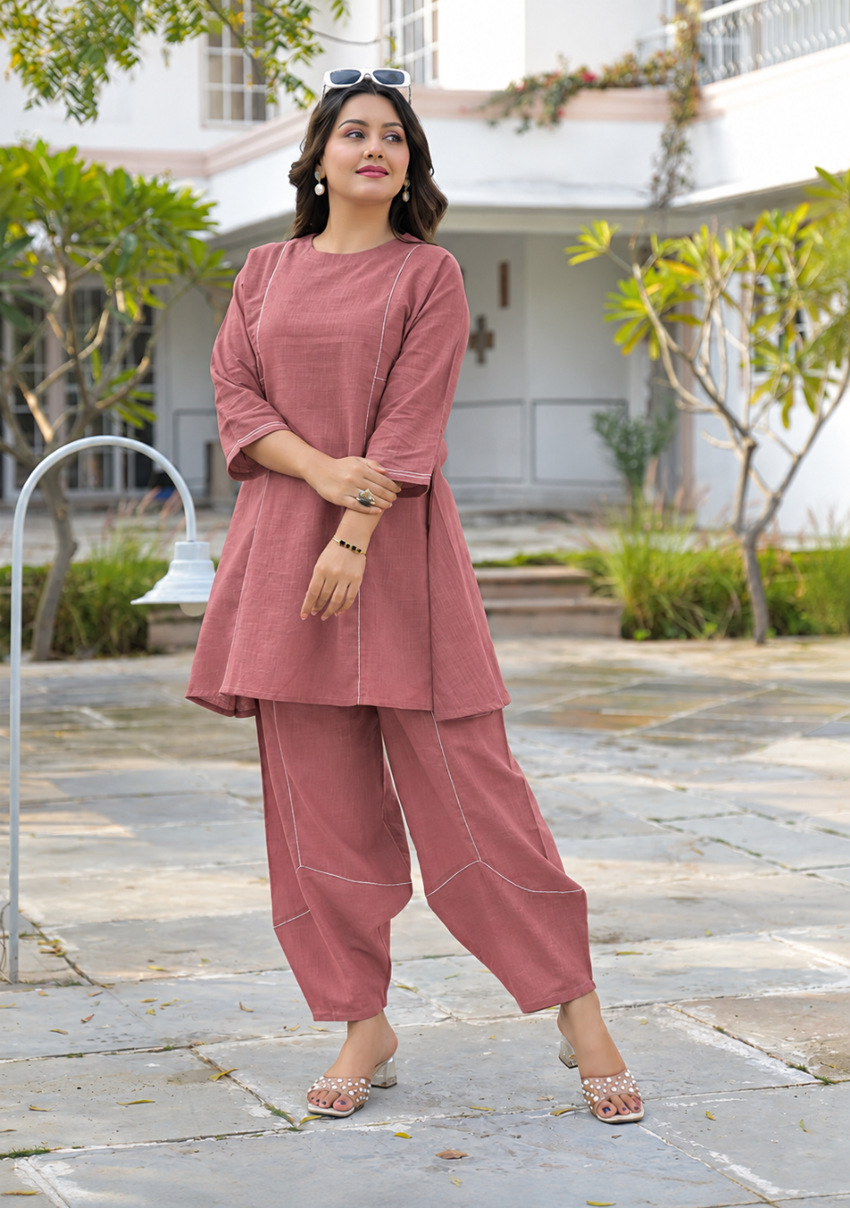 Vintage Rose Luxe Co-Ord Set