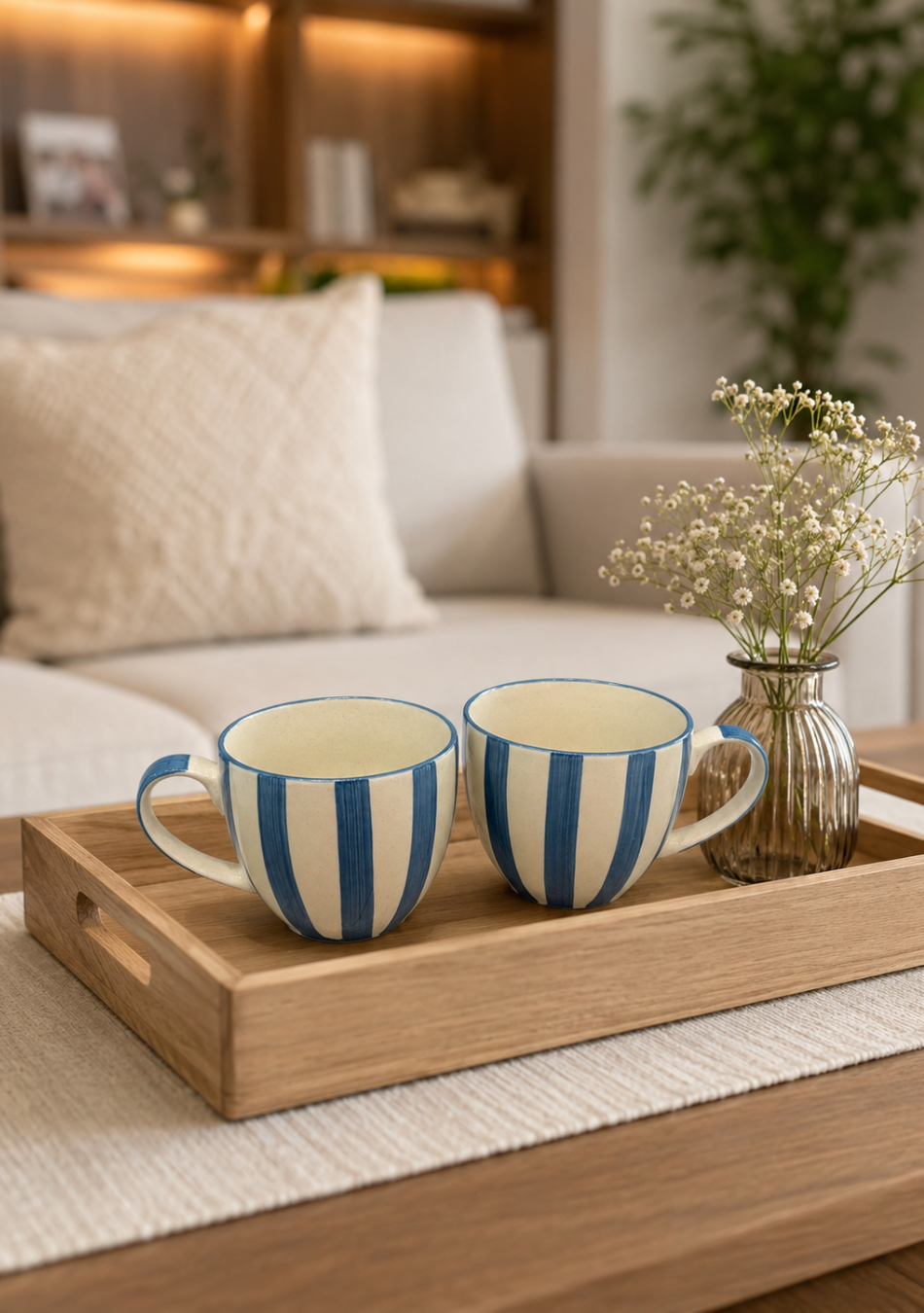 Coastal Stripe Mugs
