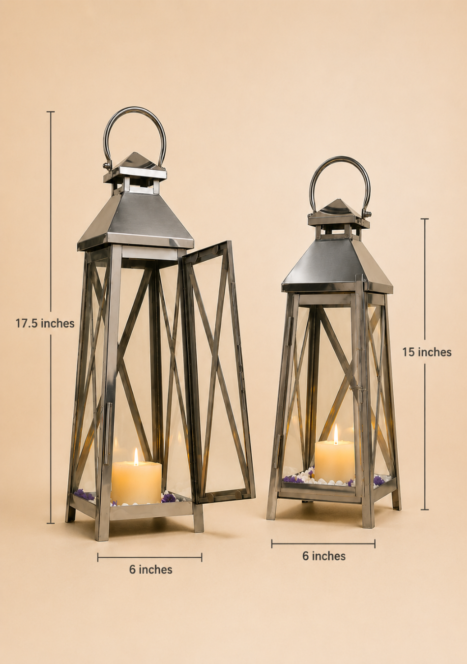Budapest Lanterns - Set of 2