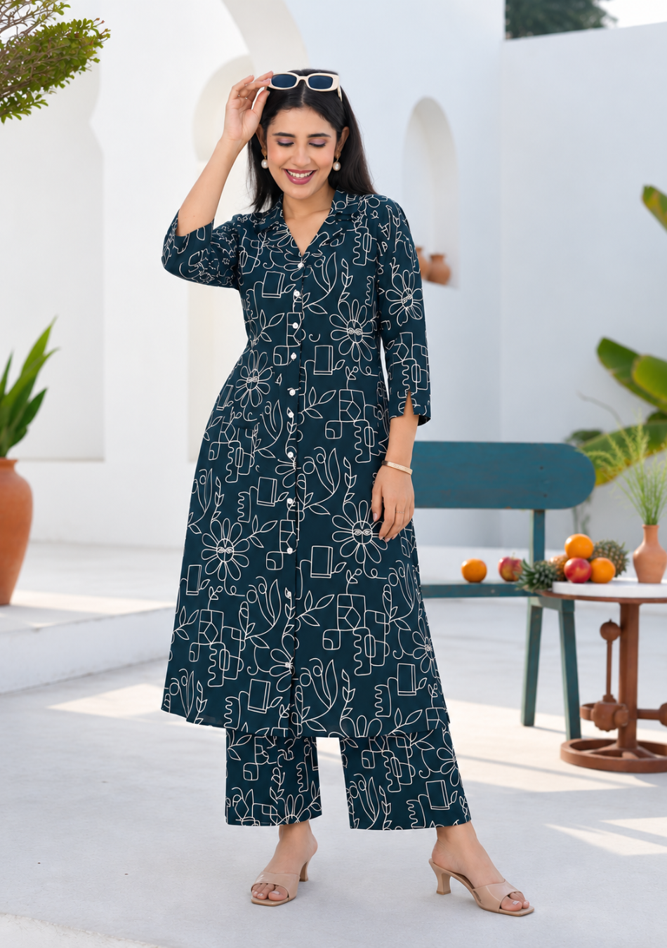Bottle Green Botanica Co-Ord Set