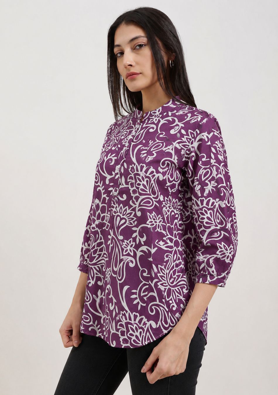 Aravalii Plum Royale Top