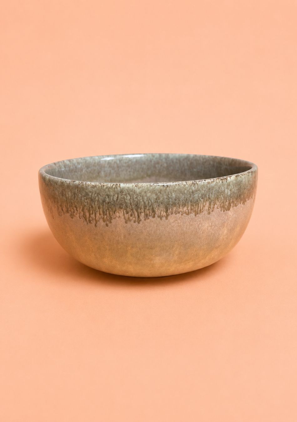 Peachy Sunset Slight Serving Bowls - Set Of 2