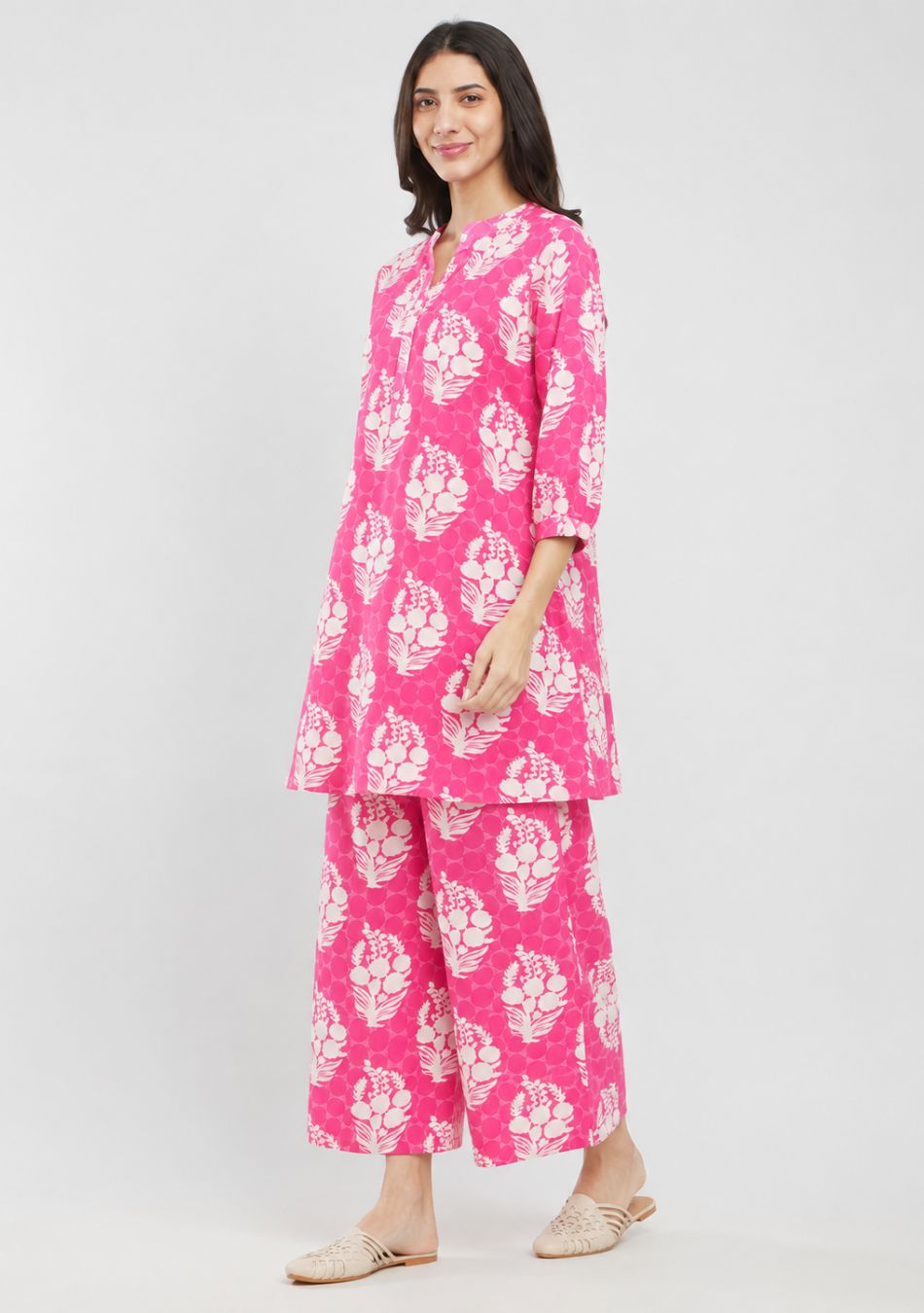 Aravalii Rose Bloom Co-ord Set