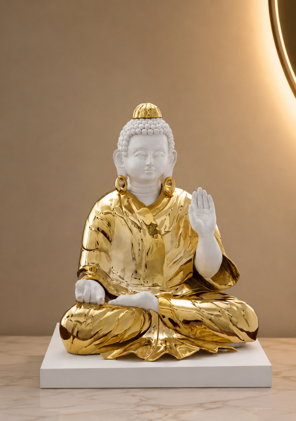 Aravalii Radiant Buddha Figurine