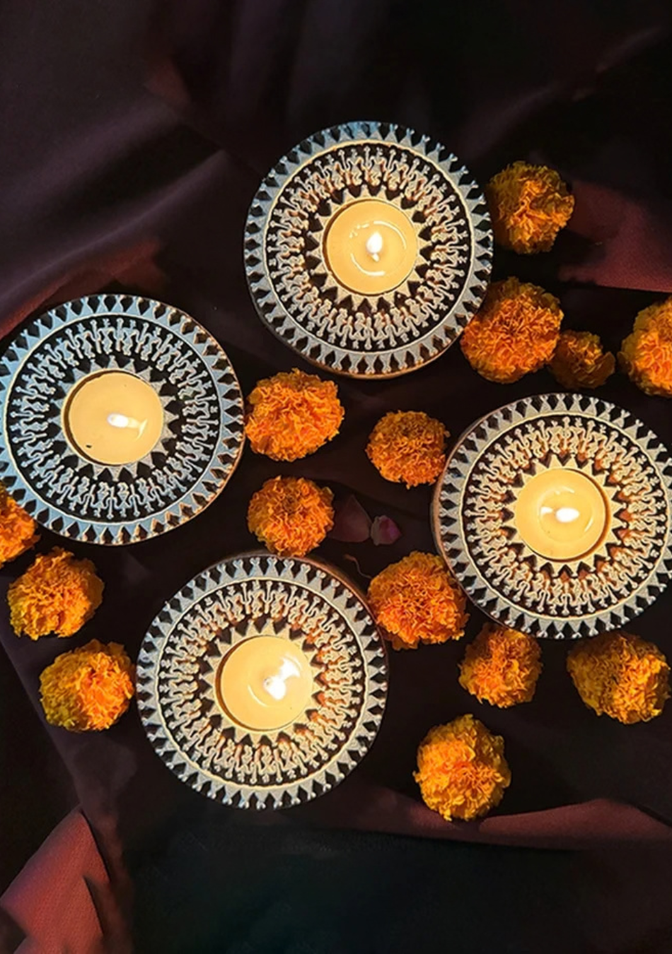 Wooden Devotion handcrafted Diya