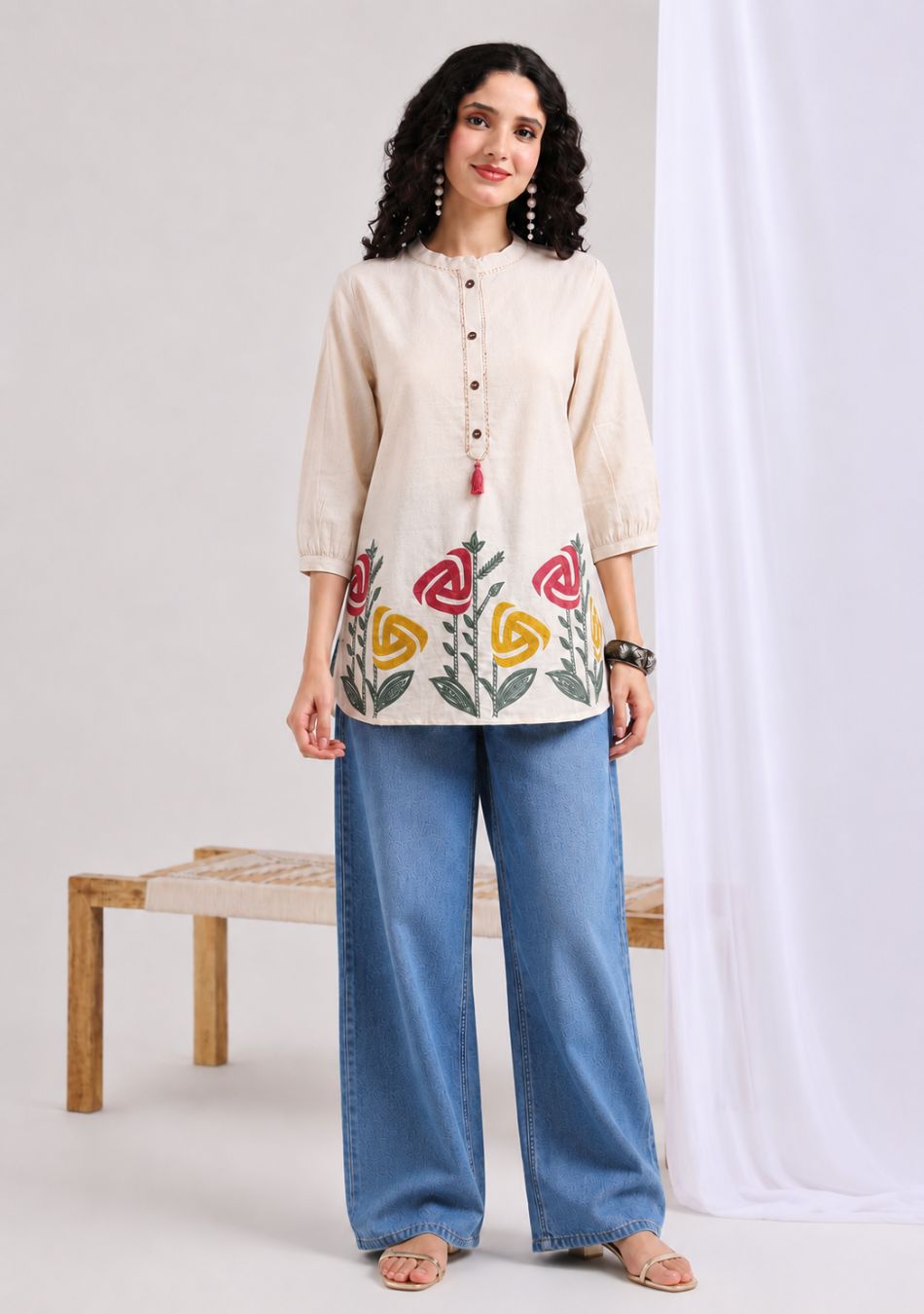 Aravalii Rose Meadow Top