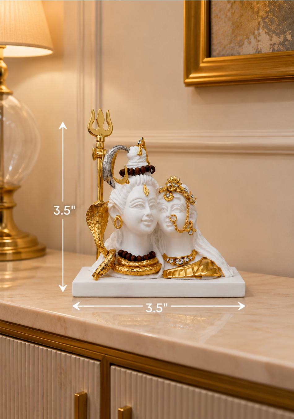 Aravalii Shiva Shakti Roop Figurine