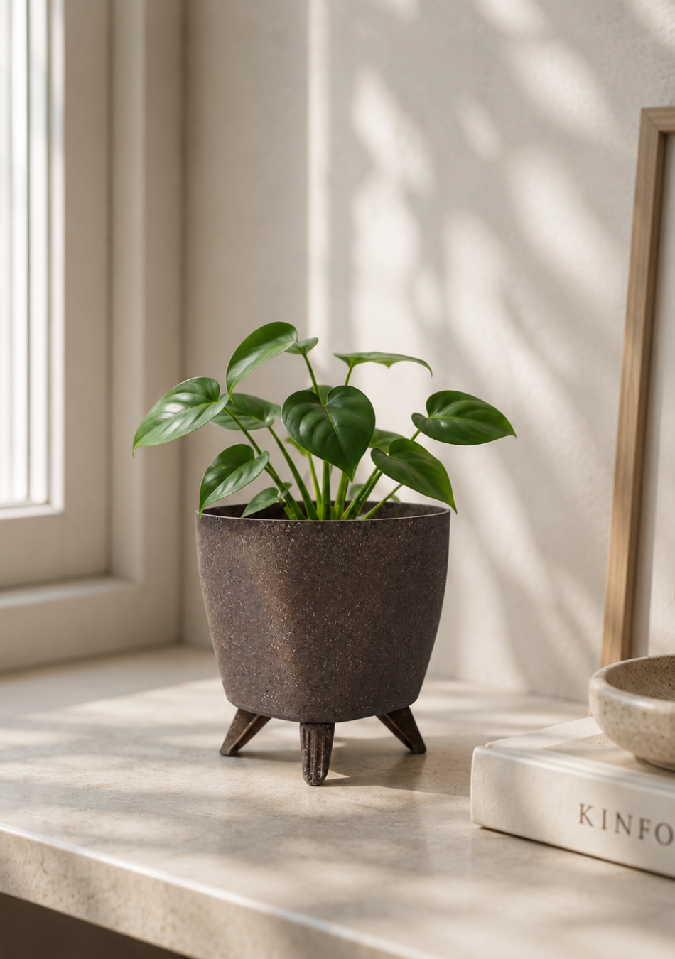 Lagos Brown self watering Eco Series Planter