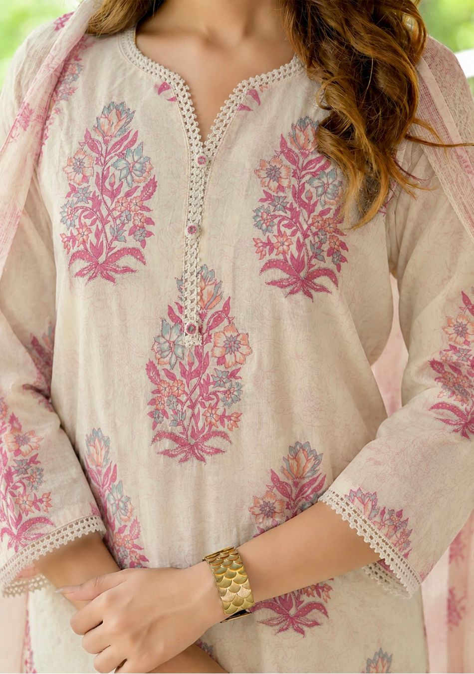 Pastel Gulmohar Suit Set