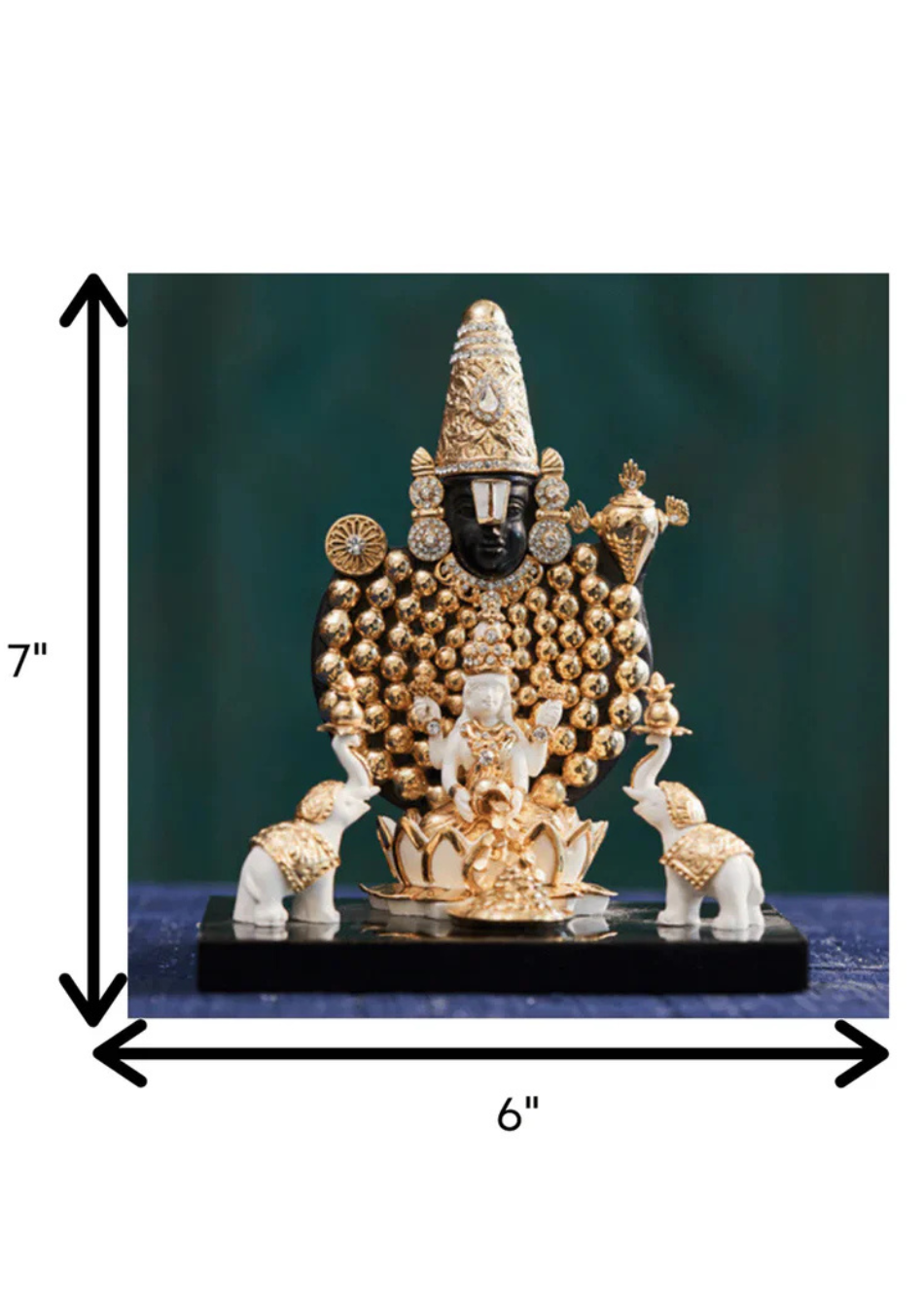 Aravalii Balaji and Lakshmi Figurine