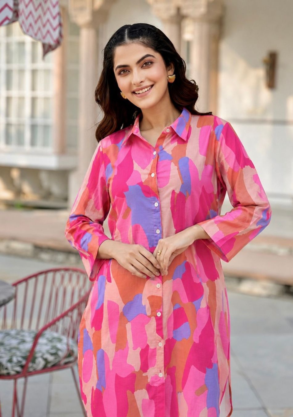 Aravalii Rose Palette Co-ord Set