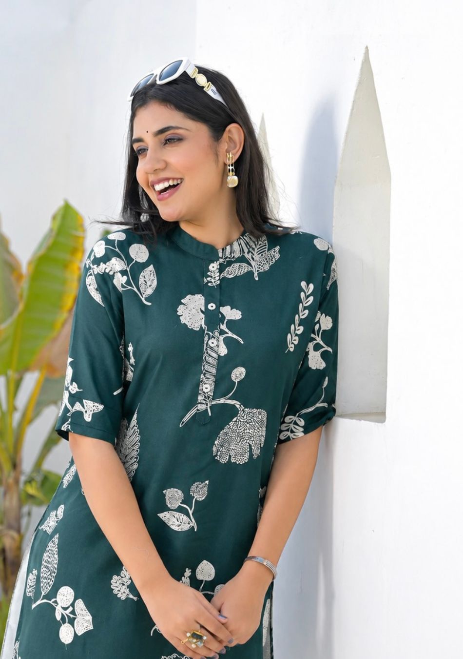 Aravalii Evergreen Petal Kurta