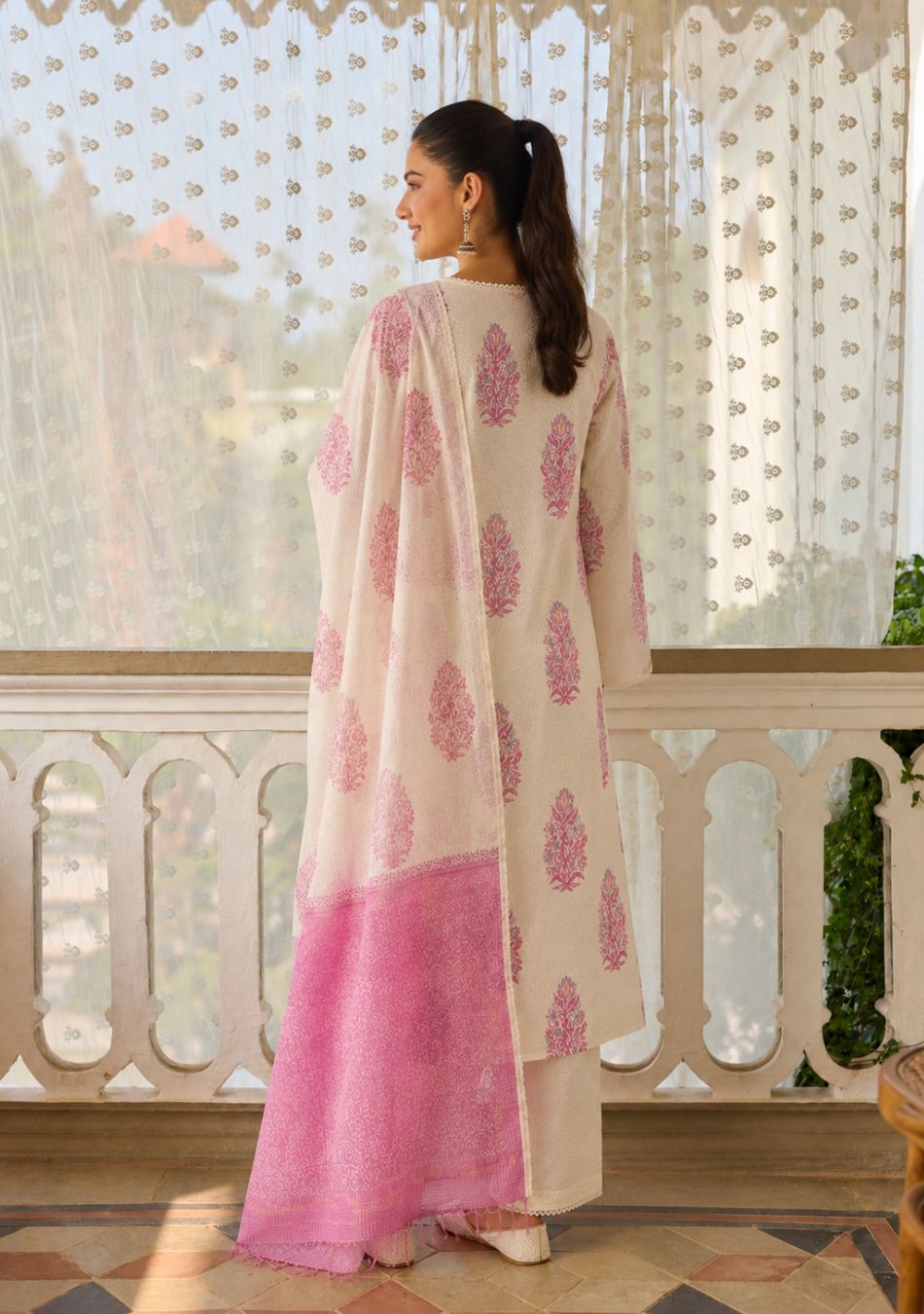 Pastel Gulmohar Suit Set