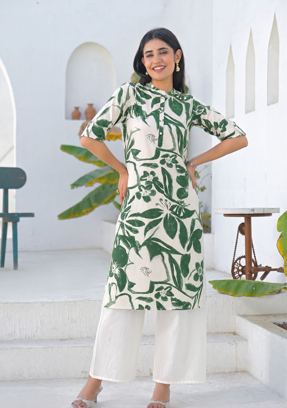 Aravalii Paradise Leaf Kurta